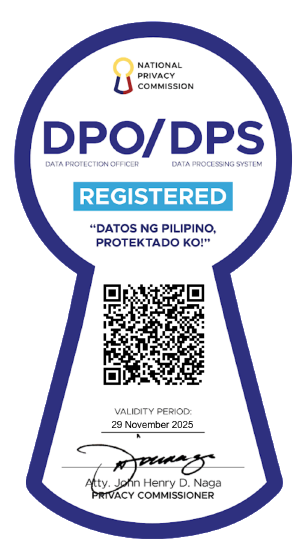 NPC Seal of Registration 2025